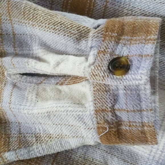 Lane Bryant Flannel Shacket Plaid Size 18/20 - Picture 3 of 10